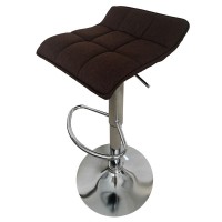 Бар стол Калипсо -5 текстил -тъмно кафяв