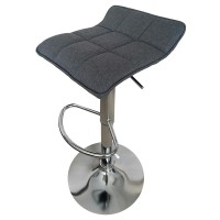 Бар стол Калипсо -5 текстил -сив