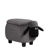 Детска табуретка с ракла - сива овца
