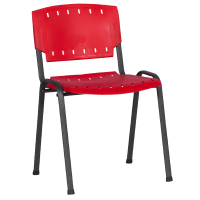 Посетителски стол Prizma - червен