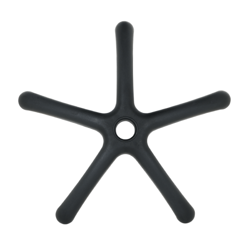 Звезда за детски стол - 250 мм - полипропилен - черна