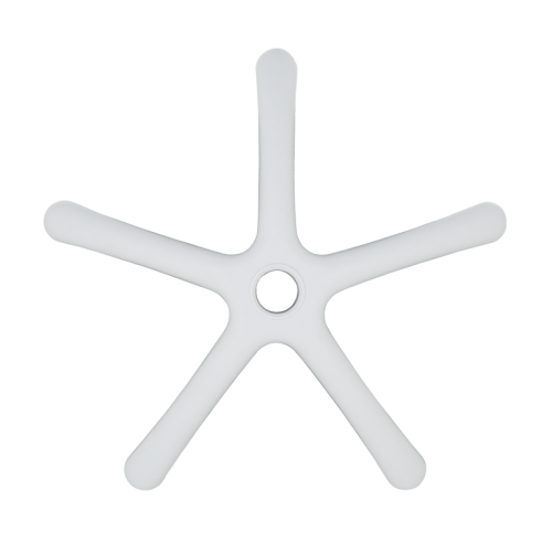 Звезда за детски стол - 250 мм - полипропилен - бяла